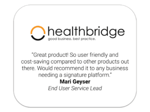 Healthbridge Customer Quote